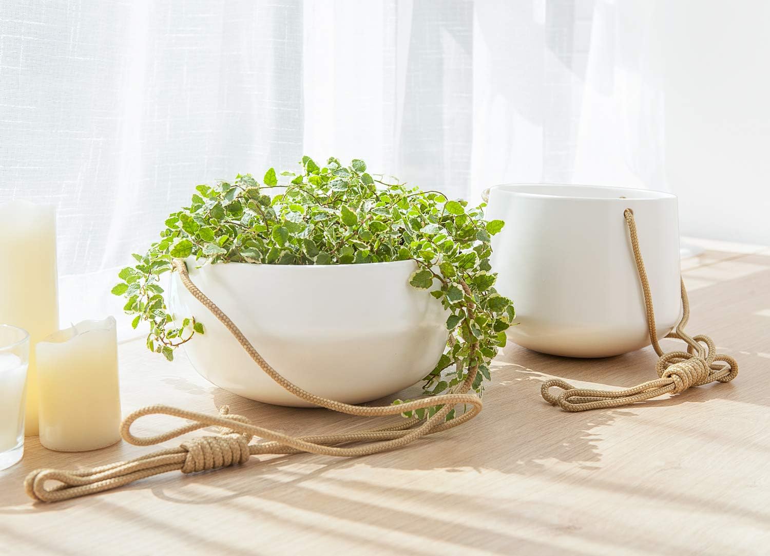 Ceramic hanging planter - Image 2