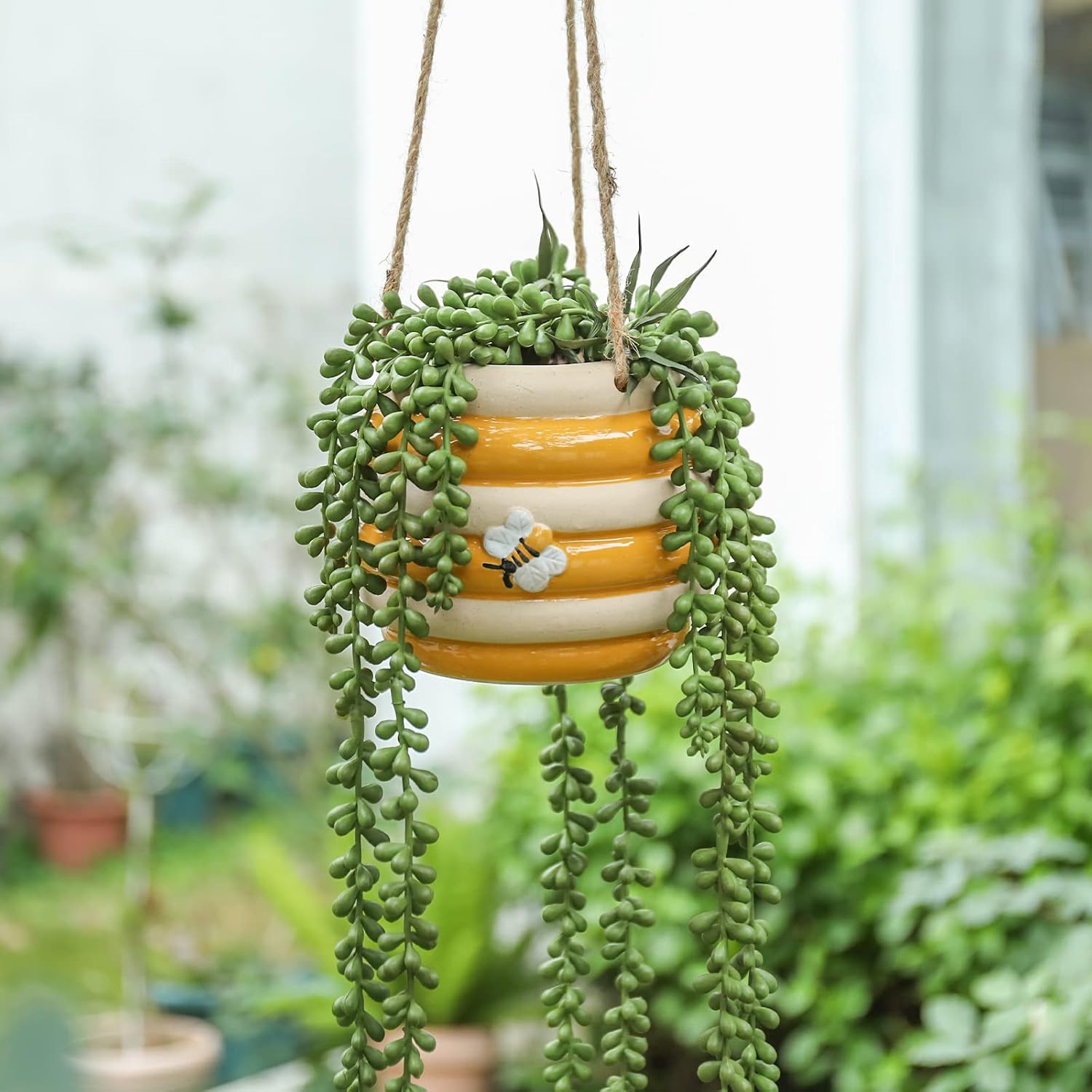 Hanging ceramic planter - Image 2